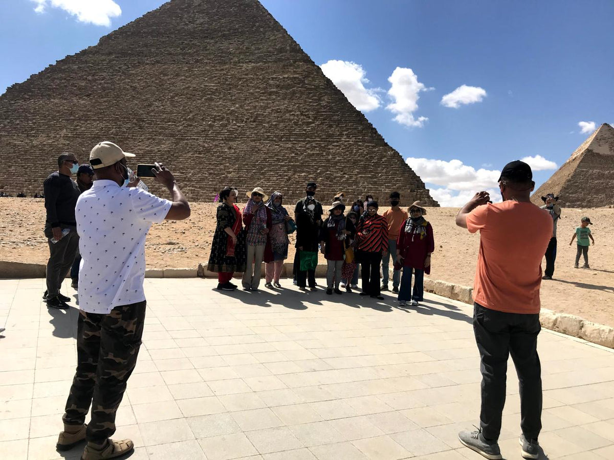 Meditation session at an ancient Egyptian temple