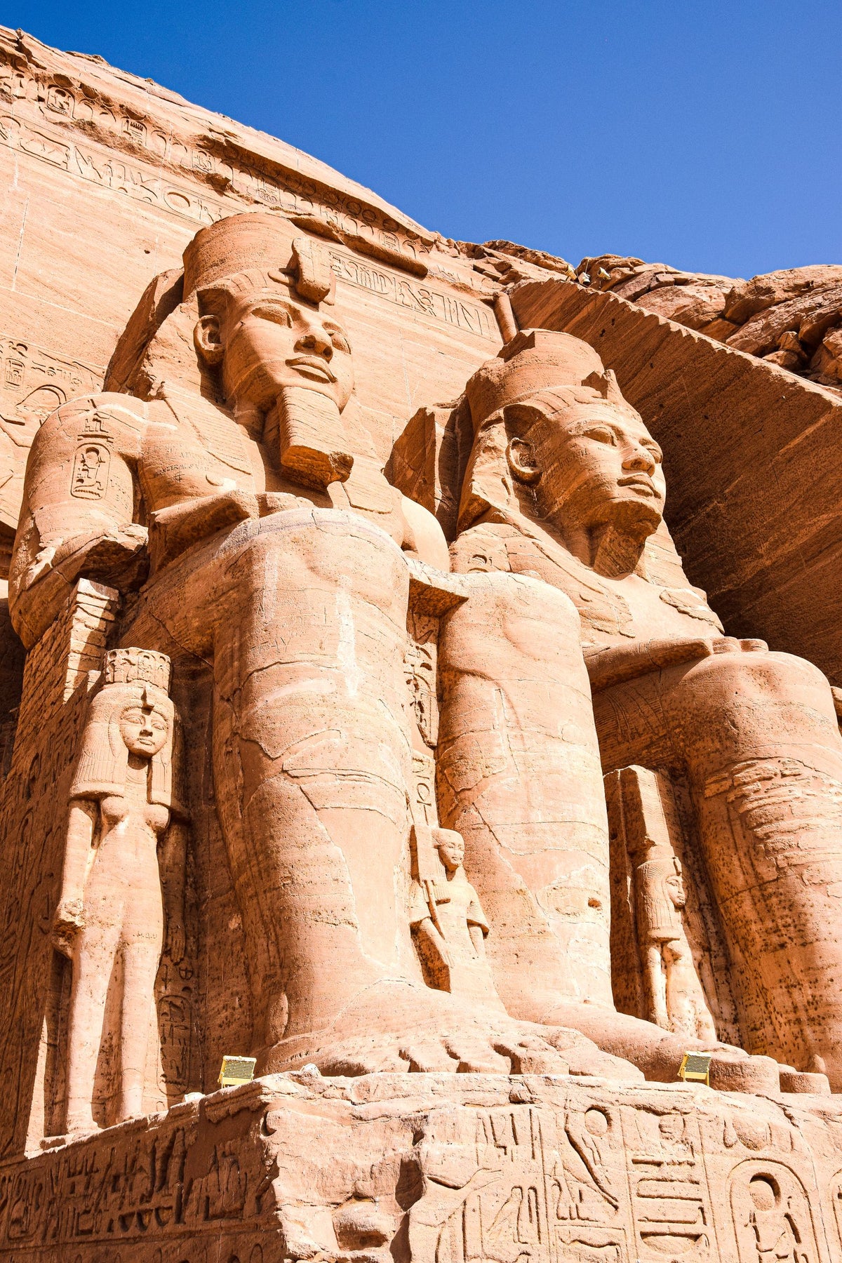 Statues of Ramesses II at the Great Temple, Abu Simbel