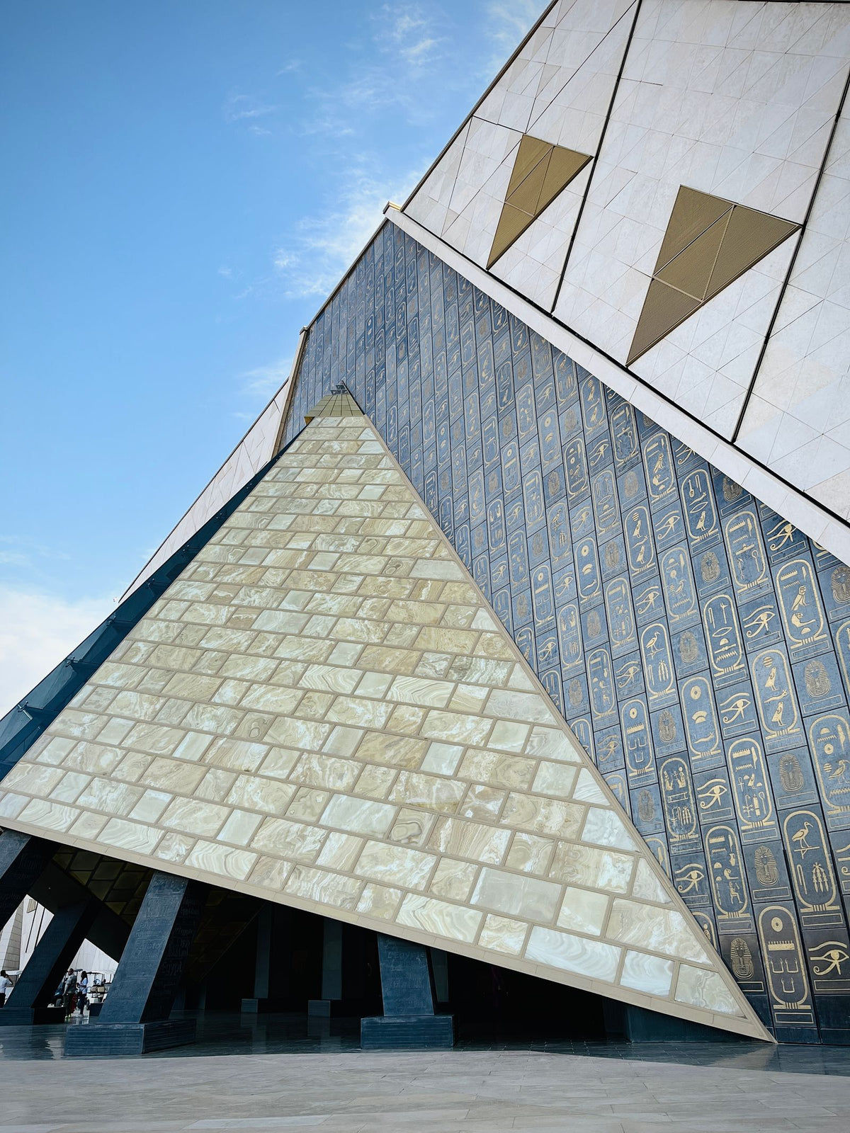 Facade of the Grand Egyptian Museum, Giza